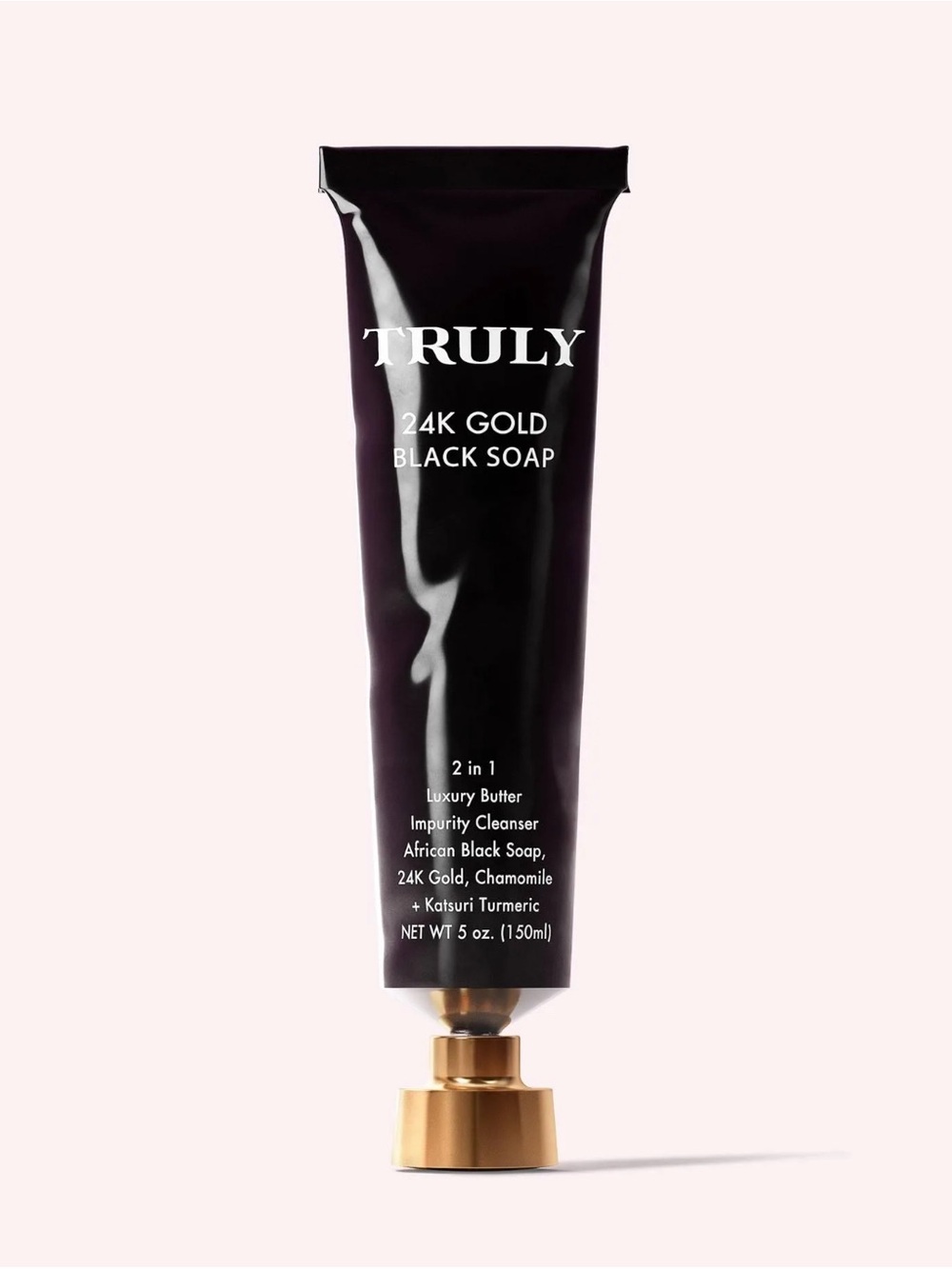 Truly 24K Gold Black Soap Impurity Cleanser 5 oz NEW